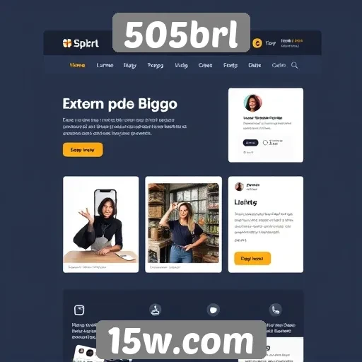 Navegação e usabilidade do site 505brl em foco